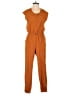 all in motion Solid Orange Jumpsuit Size XS - photo 1
