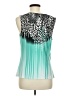 Nue Options Teal Sleeveless Blouse Size M (petite) - photo 2