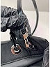 Gucci Solid Black Nylon Satchel One size - photo 8