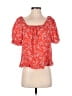 Ann Taylor Red Short Sleeve Blouse Size S - photo 1