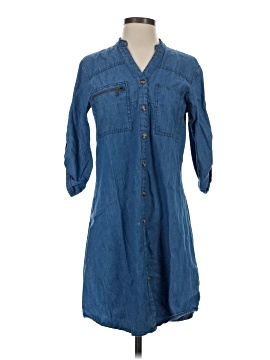 white christmas dresses MPH Indigo Blue Dress – East Village Vintage Collective main image 0
