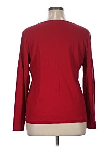Karen Scott Long Sleeve Top (view 2)