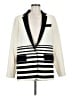 Nanette Lepore 100% Polyester Stripes Ivory Blazer Size 8 - photo 1