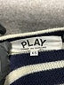Play Comme Des Garçons Stripes White Turtleneck Sweater Size XS - photo 8