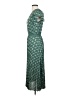 Max Studio 100% Polyester Paisley Green Casual Dress Size XS - photo 5