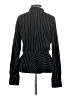 N12H 100% Polyester Stripes Black Long Sleeve Blouse Size S - photo 2