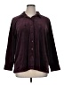 Calvin Klein Burgundy Long Sleeve Blouse Size XL - photo 1
