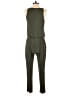Express Solid Green Jumpsuit Size S - photo 2