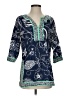 Gretchen Scott Designs Blue 3/4 Sleeve Blouse Size XS - photo 1