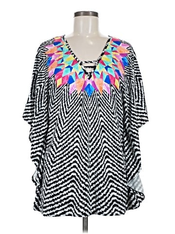 Bar III 3/4 Sleeve Blouse (view 1)