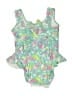 Assorted Brands Print Green One Piece Swimsuit 9-12 MO / 12 MO - photo 1