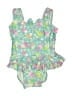 Assorted Brands Print Green One Piece Swimsuit 9-12 MO / 12 MO - photo 2