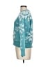 Shein 100% Polyester Stars Teal Pullover Sweater Size L - photo 5