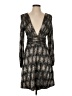 Antik Batik 100% Polyester Animal Print Black Cocktail Dress Size S - photo 1