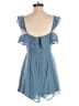 Lulus 100% Polyester Blue Romper Size M - photo 2