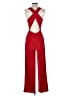BELLA ELLA Solid Red Jumpsuit Size S - photo 2