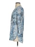 Tango Mango Blue 3/4 Sleeve Blouse Size XS - photo 5