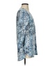 Tango Mango Blue 3/4 Sleeve Blouse Size XS - photo 4