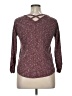 Bobbie Brooks Burgundy 3/4 Sleeve Top Size XL - photo 2