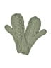 Look 100% Acrylic Green Gray Mittens One size - photo 1
