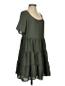 Forever 21 100% Polyester Solid Green Casual Dress Size S - photo 1