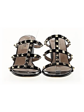 Valentino Garavani Leather Rockstud Ankle Strap Sandals (view 2)
