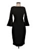 Calvin Klein Solid Black Cocktail Dress Size 2 - photo 1