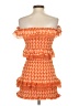 Tularosa 100% Cotton Orange Cocktail Dress Size S - photo 2