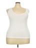Assorted Brands Ivory Sleeveless T-Shirt Size 2X - photo 1