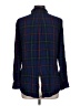 Alexander Jordan 100% Rayon Plaid Blue Long Sleeve Button-Down Shirt Size L - photo 2