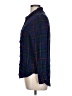 Alexander Jordan 100% Rayon Plaid Blue Long Sleeve Button-Down Shirt Size L - photo 5