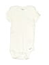 Gerber 100% Cotton Solid Ivory Short Sleeve Onesie Size 6-9 mo - photo 1