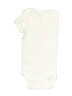 Gerber 100% Cotton Solid Ivory Short Sleeve Onesie Size 6-9 mo - photo 2