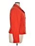 Banana Republic 100% Cotton Tweed Orange Jacket Size 14 - photo 4