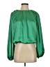 VICI 100% Polyester Green Long Sleeve Blouse Size S - photo 1
