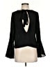 Zara Basic Black Long Sleeve Blouse Size S - photo 1