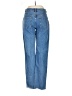 Kittenish 100% Cotton Hearts Blue Jeans Size 28 waist - photo 2