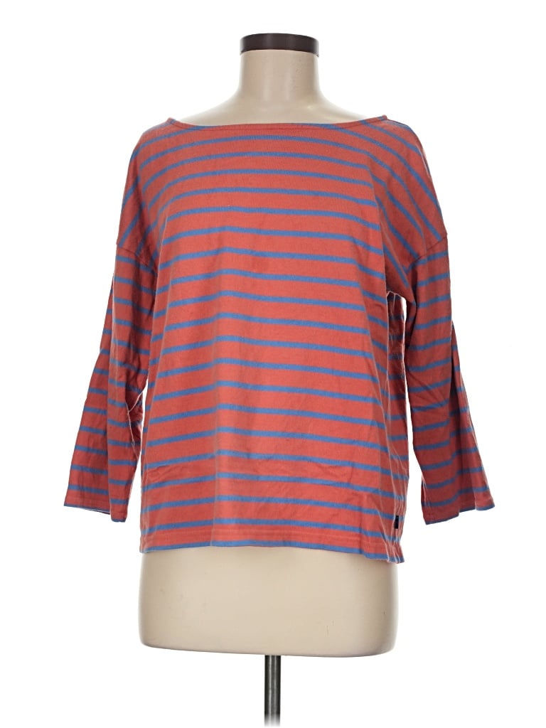 Pre-owned L.l.bean 3/4 Sleeve T-shirt In Red