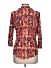 Assorted Brands Floral Red Orange 3/4 Sleeve Blouse Size L - photo 2