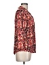 Assorted Brands Floral Red Orange 3/4 Sleeve Blouse Size L - photo 4