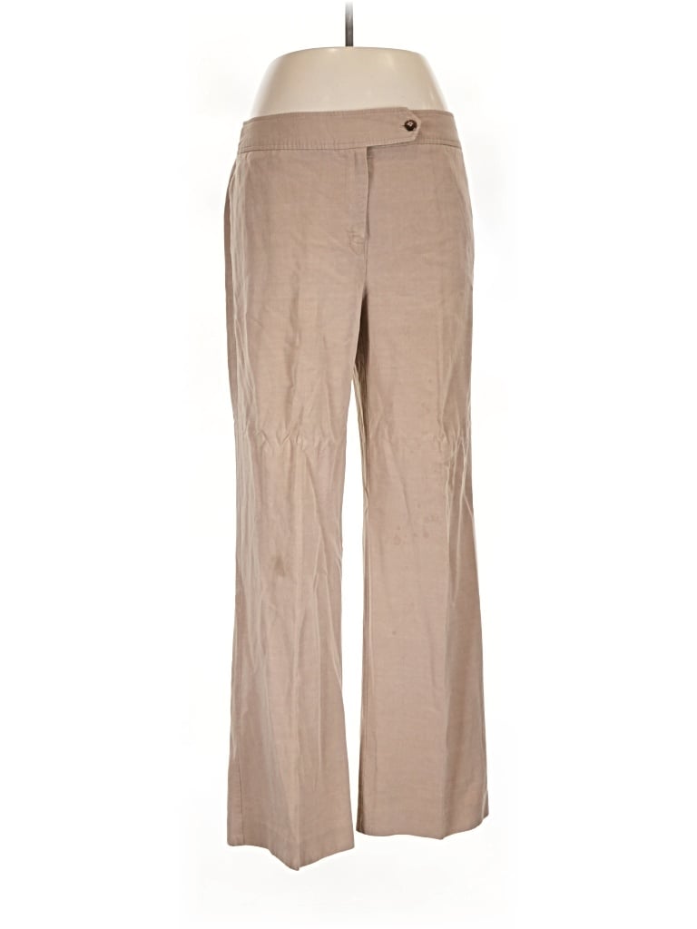 Pre-owned Evan Picone Dress Pants In Tan