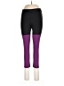 lucy Color Block Purple Black Active Pants Size L - photo 1