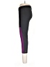lucy Color Block Purple Black Active Pants Size L - photo 5