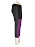 lucy Color Block Purple Black Active Pants Size L - photo 4