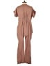 Carter's 100% Cotton Solid Brown Jumpsuit Size XS - photo 2