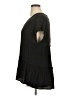 Xhilaration Black Short Sleeve Blouse Size XL - photo 5