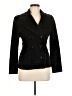 Max Mara Black Faux Fur Jacket Size 8 - photo 1