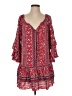 Hayden Paisley Red Casual Dress Size S - photo 1