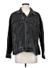 Blank NYC Solid Black Gray Denim Jacket Size S - photo 1