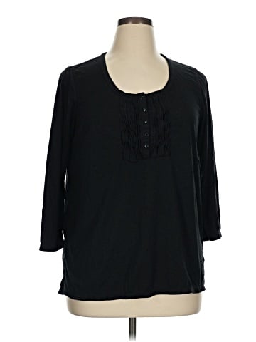 Axcess 3/4 Sleeve Blouse (view 1)